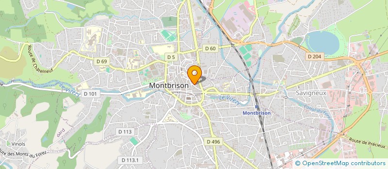 localisation de l'entreprise MONSIEUR MICHEL PRATS  MONTBRISON