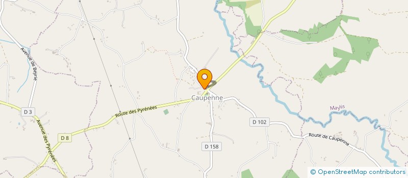 localisation de l'entreprise MONSIEUR MICHEL PRATVIEL  MAYLIS