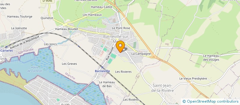 localisation de l'entreprise MONSIEUR MICHEL PRE  BARNEVILLE-CARTERET