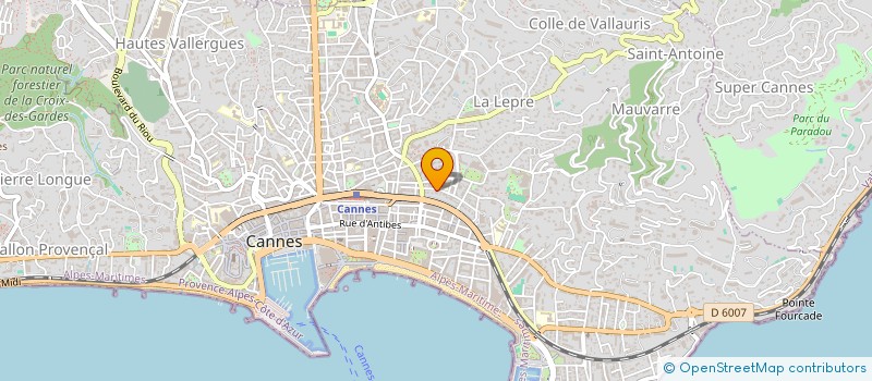 localisation de l'entreprise MONSIEUR MICHEL PREAUX à CANNES