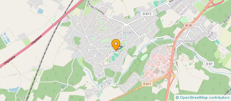 localisation de l'entreprise MONSIEUR MICHEL PRETRE  FONTAINE-LE-COMTE