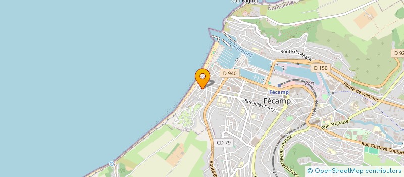 localisation de l'entreprise MONSIEUR MICHEL PREVOST  FECAMP