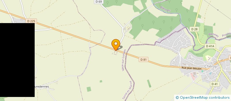 localisation de l'entreprise MONSIEUR MICHEL PRIEUX  VAUX-SUR-LUNAIN