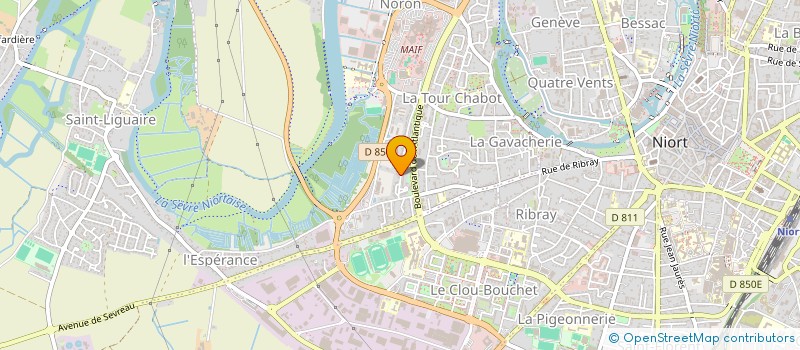 localisation de l'entreprise MONSIEUR MICHEL PRIMAULT à NIORT