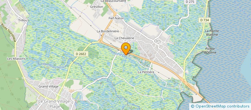 localisation de l'entreprise MONSIEUR MICHEL PRIVAT  LE CHATEAU D'OLERON