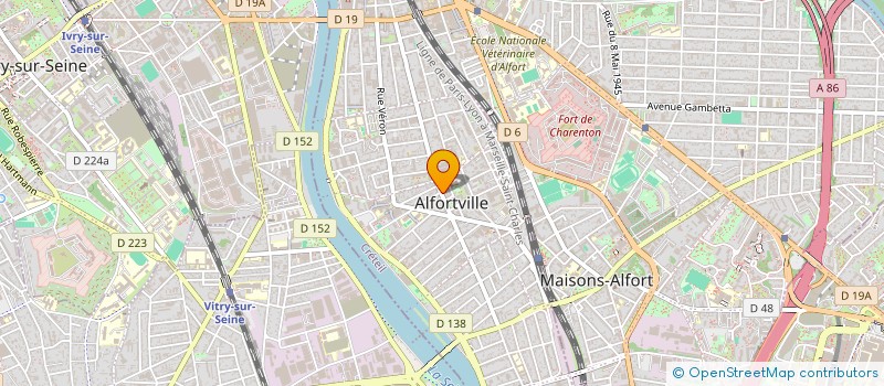 localisation de l'entreprise MONSIEUR MICHEL PRIVAT à ALFORTVILLE