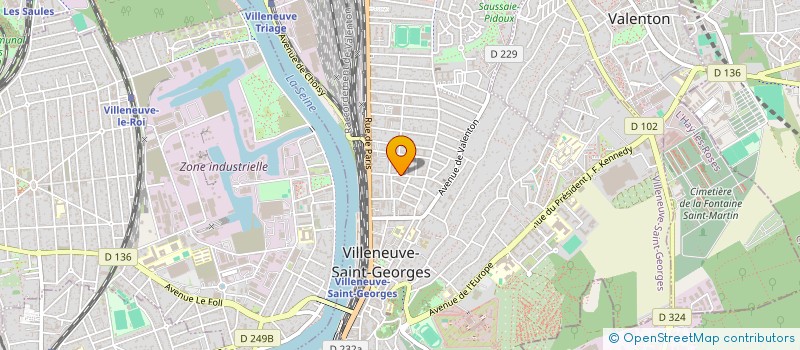localisation de l'entreprise MONSIEUR MICHEL PRONESTI à VILLENEUVE-SAINT-GEORGES