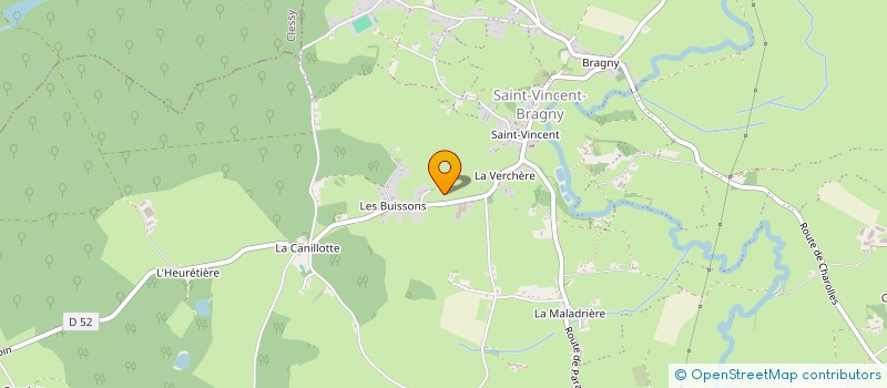 localisation de l'entreprise MONSIEUR MICHEL PROST  SAINT-VINCENT-BRAGNY