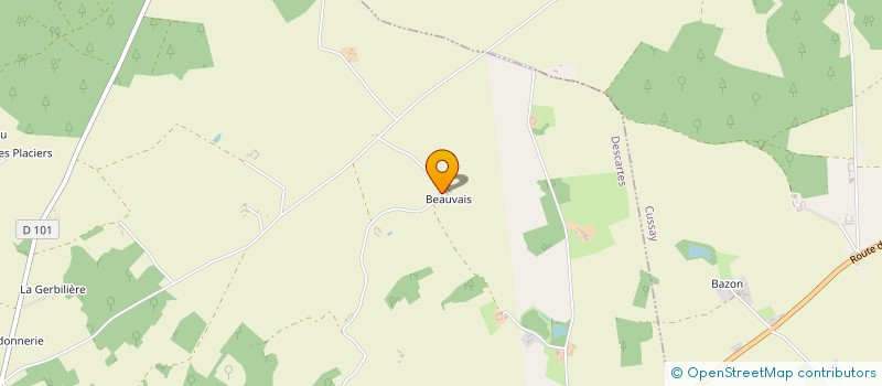 localisation de l'entreprise MONSIEUR MICHEL PROUTS  DESCARTES