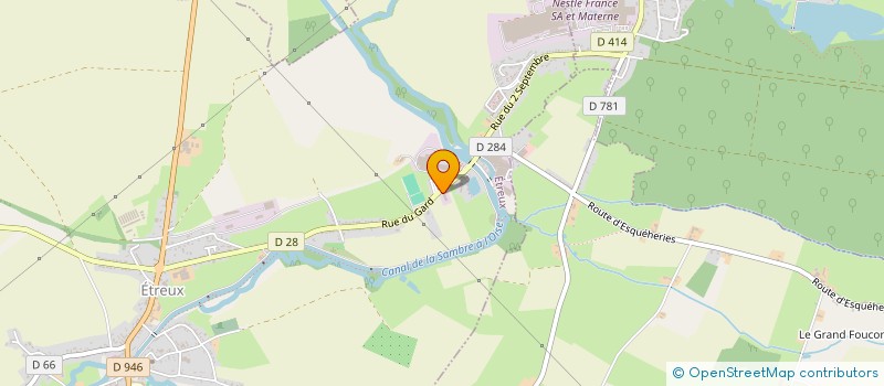 localisation de l'entreprise MONSIEUR MICHEL PRUDHOMME  ETREUX