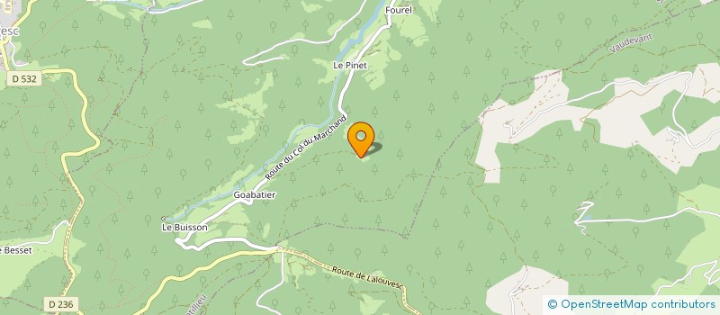 localisation de l'entreprise MONSIEUR MICHEL PRUNARET  SAINT ROMAIN D'AY