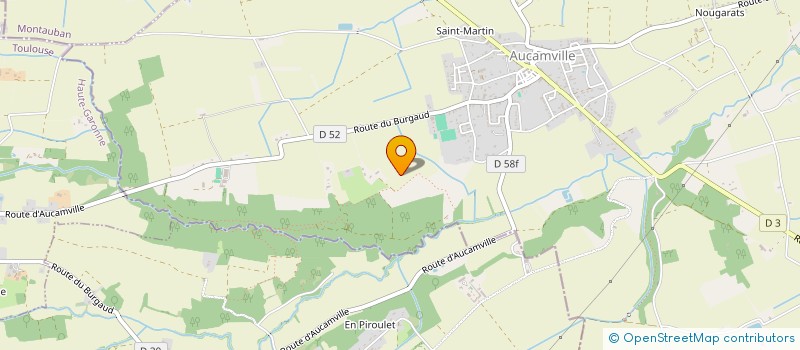 localisation de l'entreprise MONSIEUR MICHEL PRUNET  COMBEROUGER