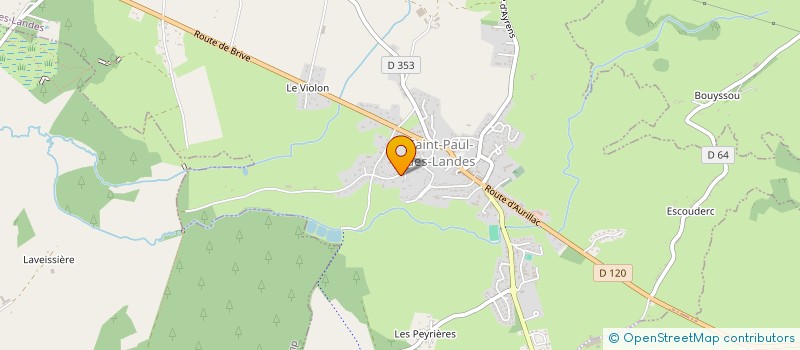 localisation de l'entreprise MONSIEUR MICHEL PUECH à SAINT-PAUL-DES-LANDES