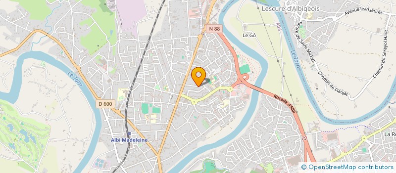 localisation de l'entreprise MONSIEUR MICHEL PUKAS  ALBI