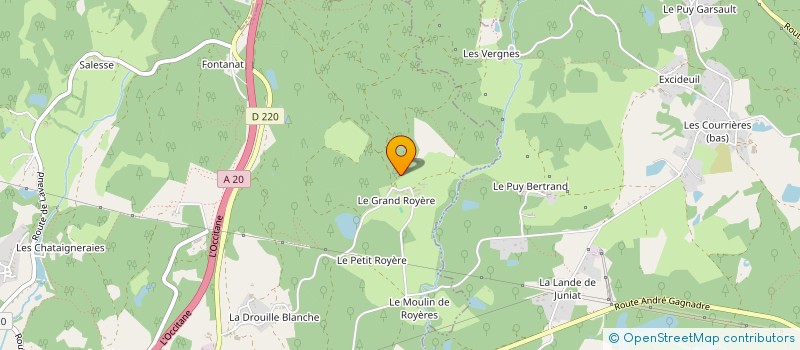 localisation de l'entreprise MONSIEUR MICHEL PUYMIRAT à BONNAC-LA-COTE