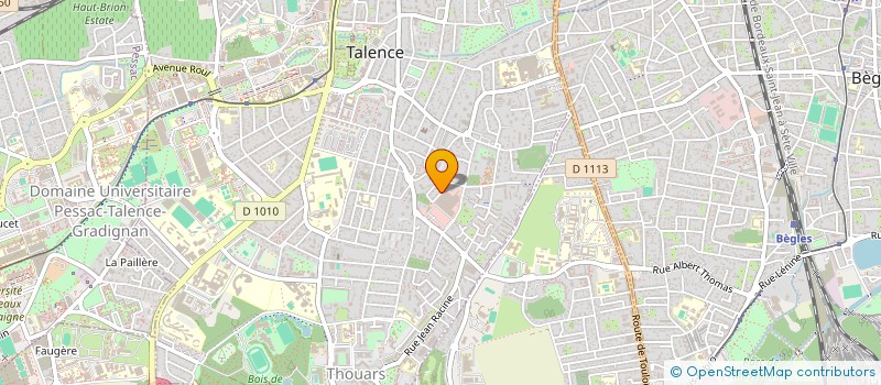 localisation de l'entreprise MONSIEUR MICHEL PUYSSEGUR  TALENCE