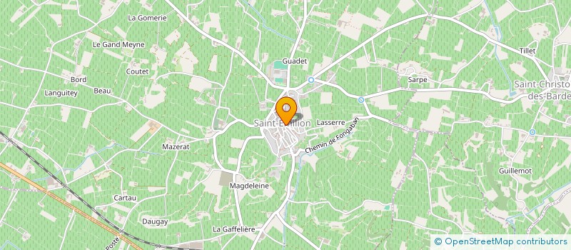 localisation de l'entreprise MONSIEUR MICHEL PUZIO à SAINT-EMILION