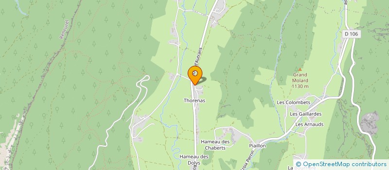 localisation de l'entreprise MONSIEUR MICHEL QUARESEMIN  AUTRANS-MEAUDRE EN VERCORS