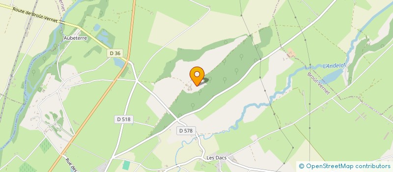 localisation de l'entreprise MONSIEUR MICHEL QUELIN  BROUT-VERNET