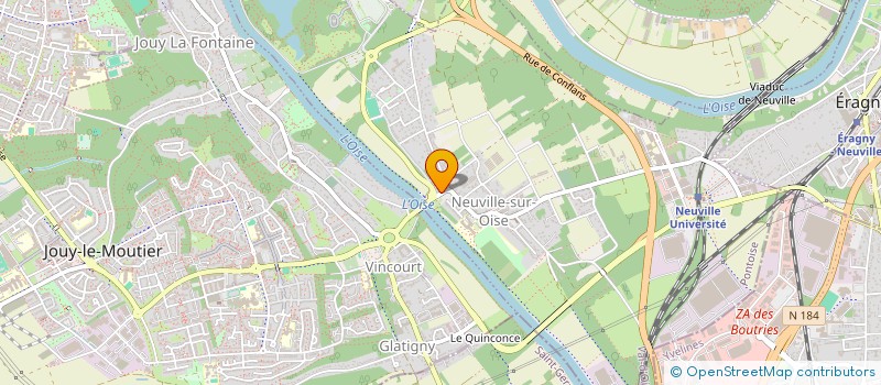 localisation de l'entreprise MONSIEUR MICHEL QUENE  NEUVILLE-SUR-OISE