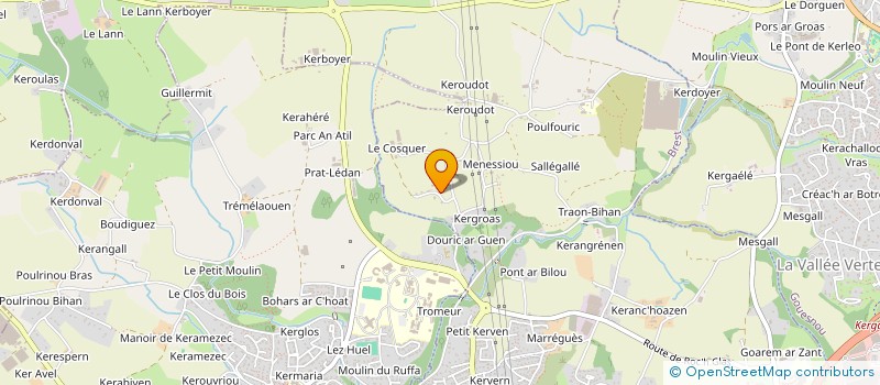 localisation de l'entreprise MONSIEUR MICHEL QUENTEL à BREST