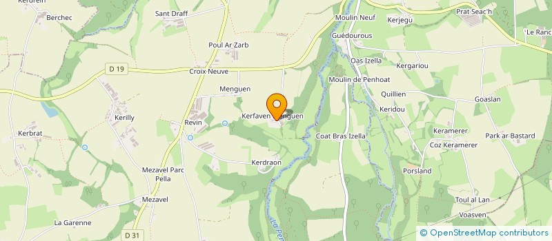 localisation de l'entreprise MONSIEUR MICHEL QUERE  GUICLAN