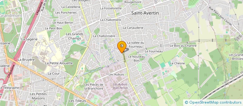 localisation de l'entreprise MONSIEUR MICHEL QUETIN  SAINT-AVERTIN