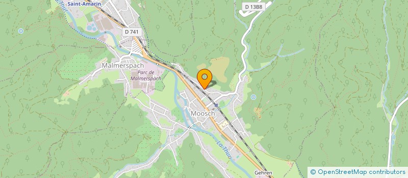 localisation de l'entreprise MONSIEUR MICHEL QUIN  MOOSCH