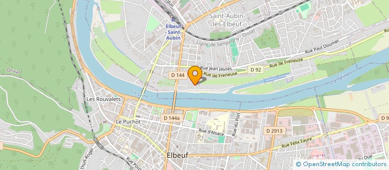 localisation de l'entreprise MONSIEUR MICHEL QUOIREZ  SAINT-AUBIN-LES-ELBEUF