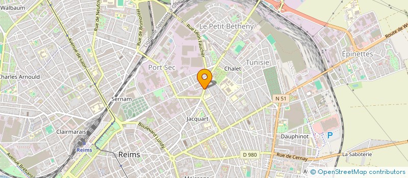 localisation de l'entreprise MONSIEUR MICHEL RABBIA à REIMS