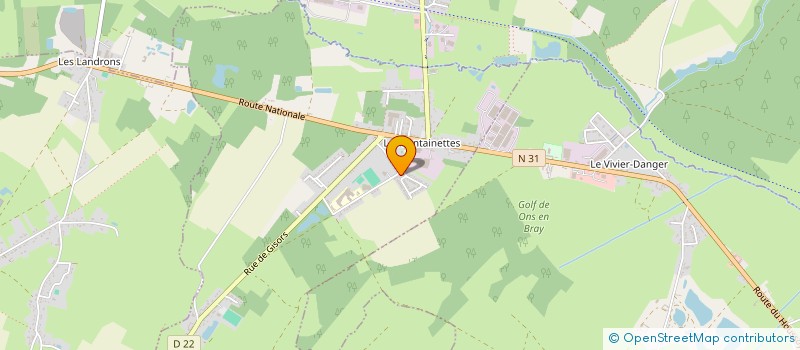 localisation de l'entreprise MONSIEUR MICHEL RABET  SAINT-AUBIN-EN-BRAY