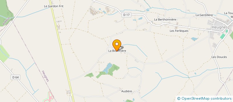 localisation de l'entreprise MONSIEUR MICHEL RABIER à HEUGNES