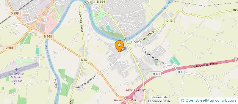 localisation de l'entreprise MONSIEUR MICHEL RACAUD  MONTANS