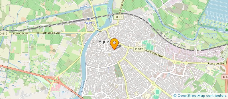 localisation de l'entreprise MONSIEUR MICHEL RADZIEWICK à AGDE