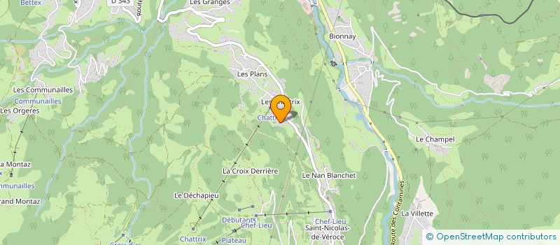 localisation de l'entreprise MONSIEUR MICHEL RAFFAULT à SAINT-GERVAIS-LES-BAINS