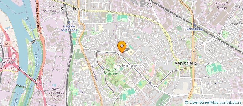 localisation de l'entreprise MONSIEUR MICHEL RAFFIN à VENISSIEUX