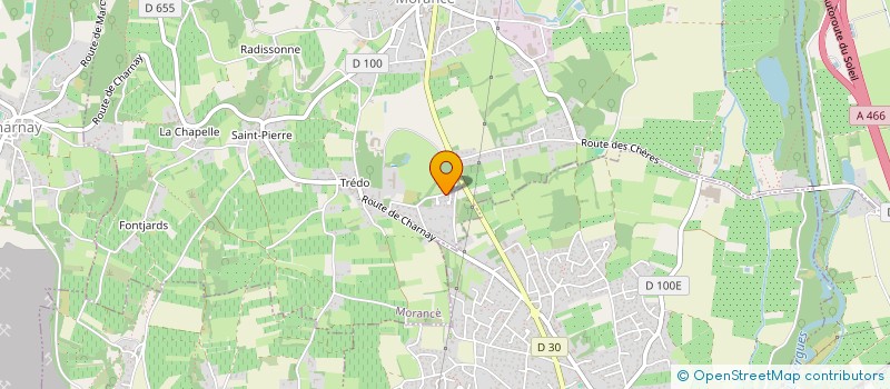 localisation de l'entreprise MONSIEUR MICHEL RAFFIN  MORANCE