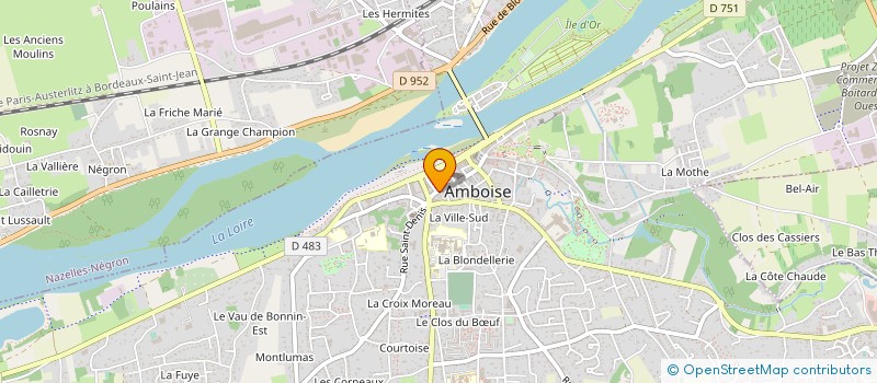 localisation de l'entreprise MONSIEUR MICHEL RAGOT  AMBOISE