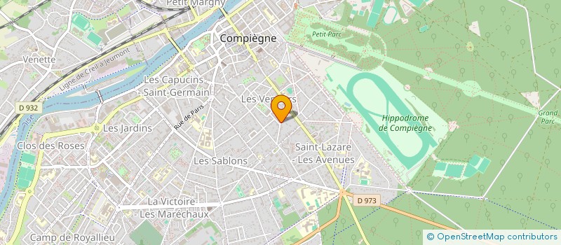 localisation de l'entreprise MONSIEUR MICHEL RAIMBAULT  COMPIEGNE