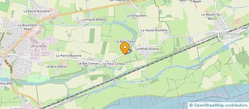 localisation de l'entreprise MONSIEUR MICHEL RAIMBEAULT  LOIREAUXENCE