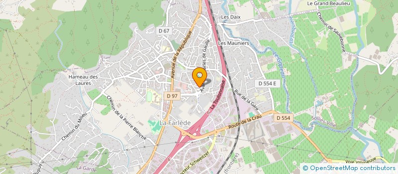 localisation de l'entreprise MONSIEUR MICHEL RAINERO  LA FARLEDE