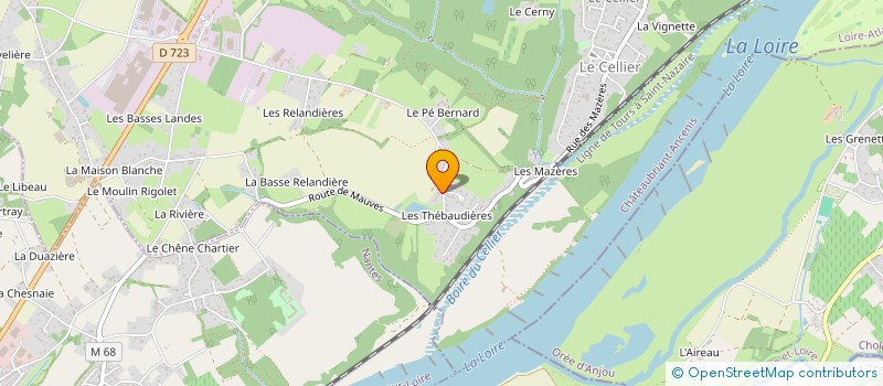 localisation de l'entreprise MONSIEUR MICHEL RAITIERE à LE CELLIER