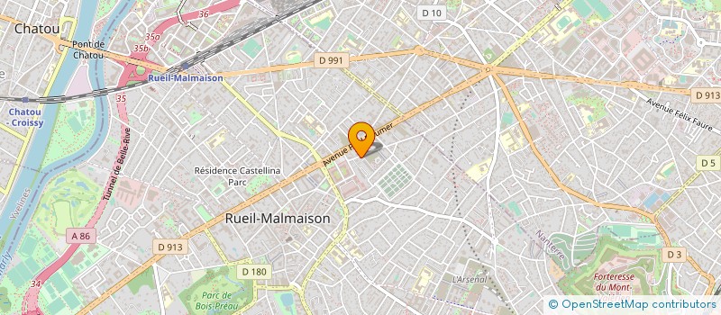localisation de l'entreprise MONSIEUR MICHEL RAMADE à RUEIL-MALMAISON
