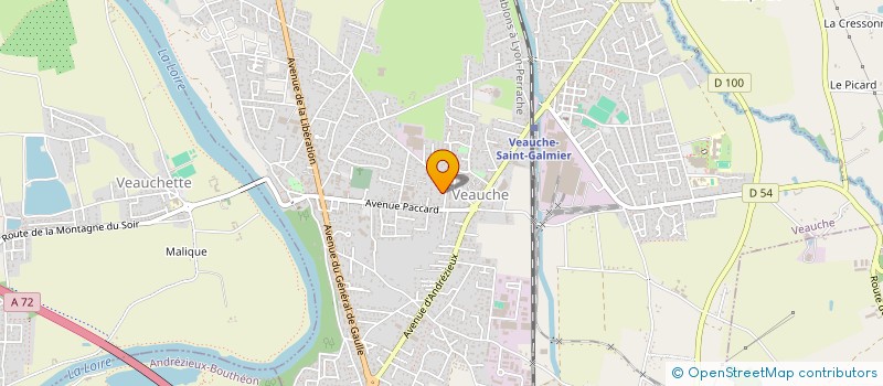 localisation de l'entreprise MONSIEUR MICHEL RAMBY  VEAUCHE