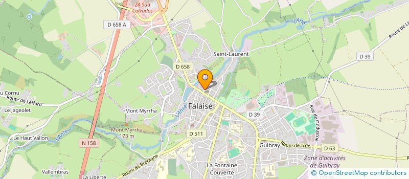 localisation de l'entreprise MONSIEUR MICHEL RAMON à FALAISE