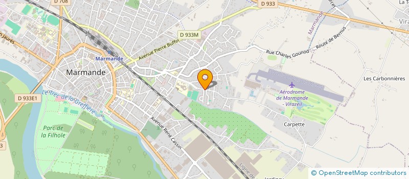 localisation de l'entreprise MONSIEUR MICHEL RAMONGUILHEM  MARMANDE