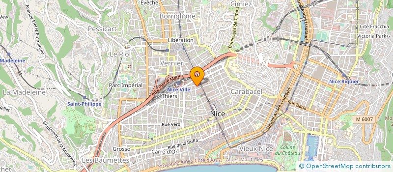 localisation de l'entreprise MONSIEUR MICHEL RANCE à NICE