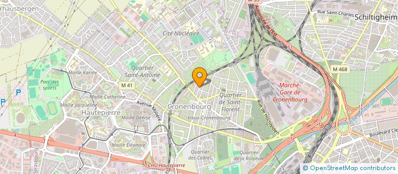 localisation de l'entreprise MONSIEUR MICHEL RANDRIANOELINA à STRASBOURG
