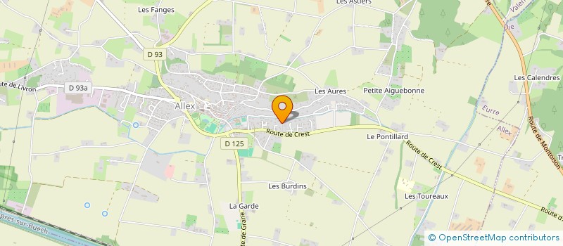 localisation de l'entreprise MONSIEUR MICHEL RANU  ALLEX