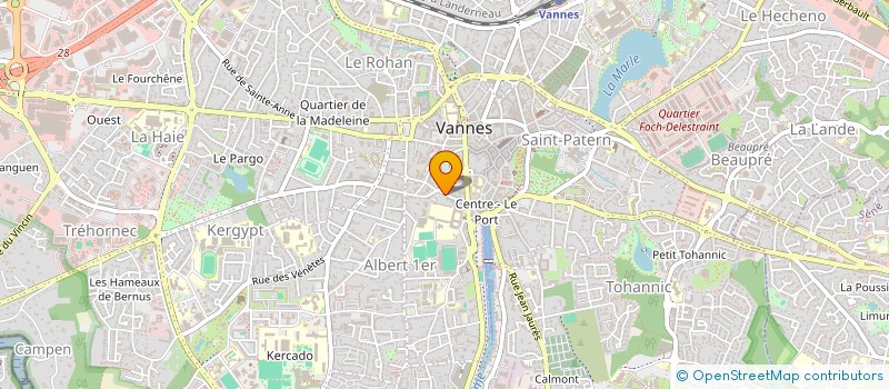 localisation de l'entreprise MONSIEUR MICHEL RAOUL à VANNES